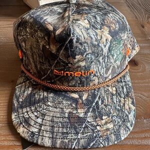 Melin Camouflage Cap with Orange Accents